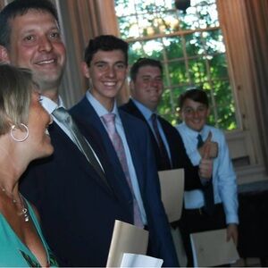 Mens LG Custom Tailored Blue Suit from Moshers